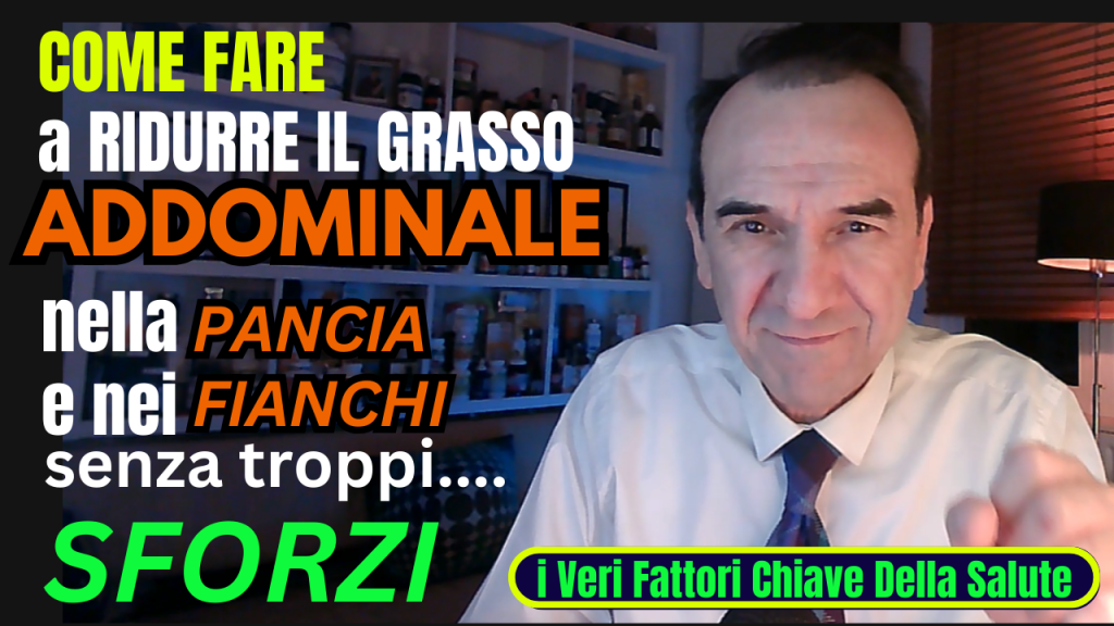 come farw a ridurre il grasso addominale